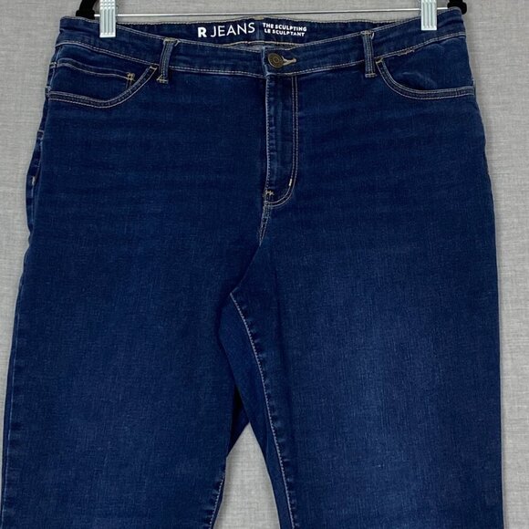 R Jeans The Sculpting Mid Rise Stretchy Size 33 Skinny Jeans - Picture 2 of 11